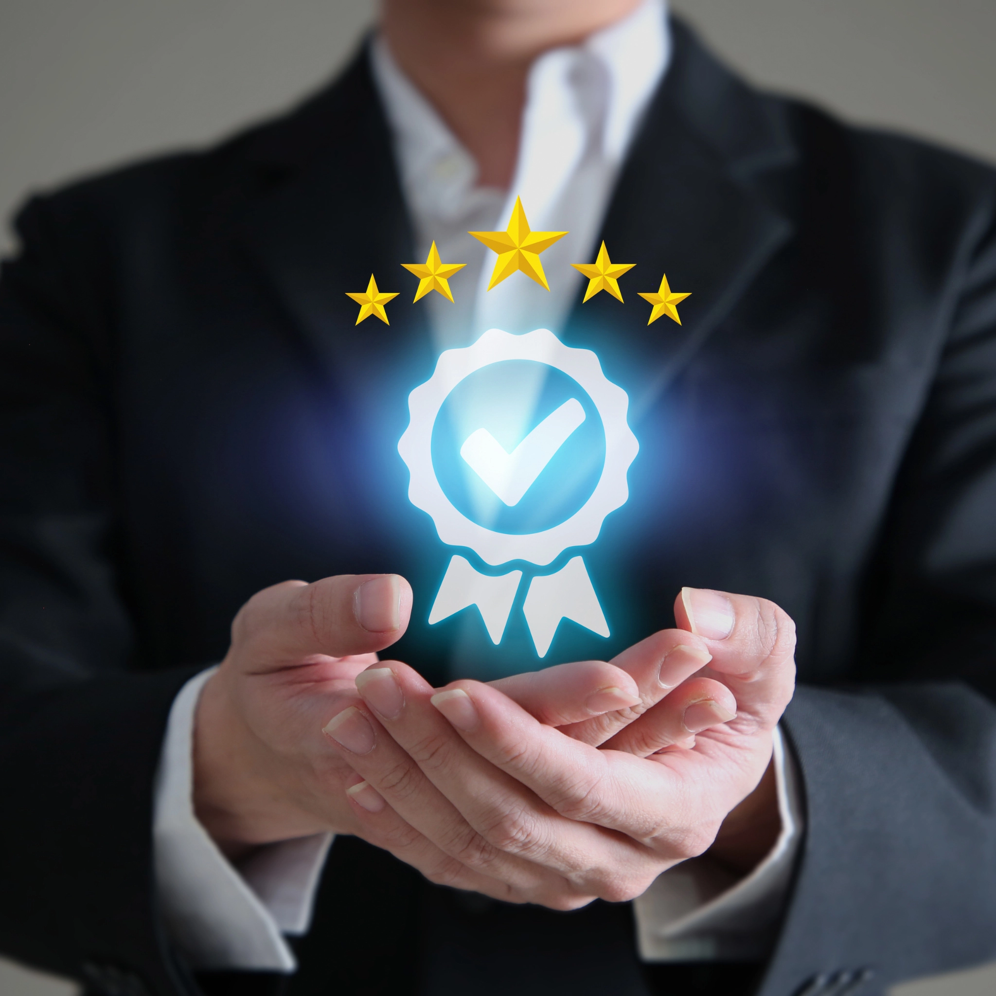 Icon of a quality assurance service